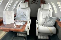 Privatjet Interieur